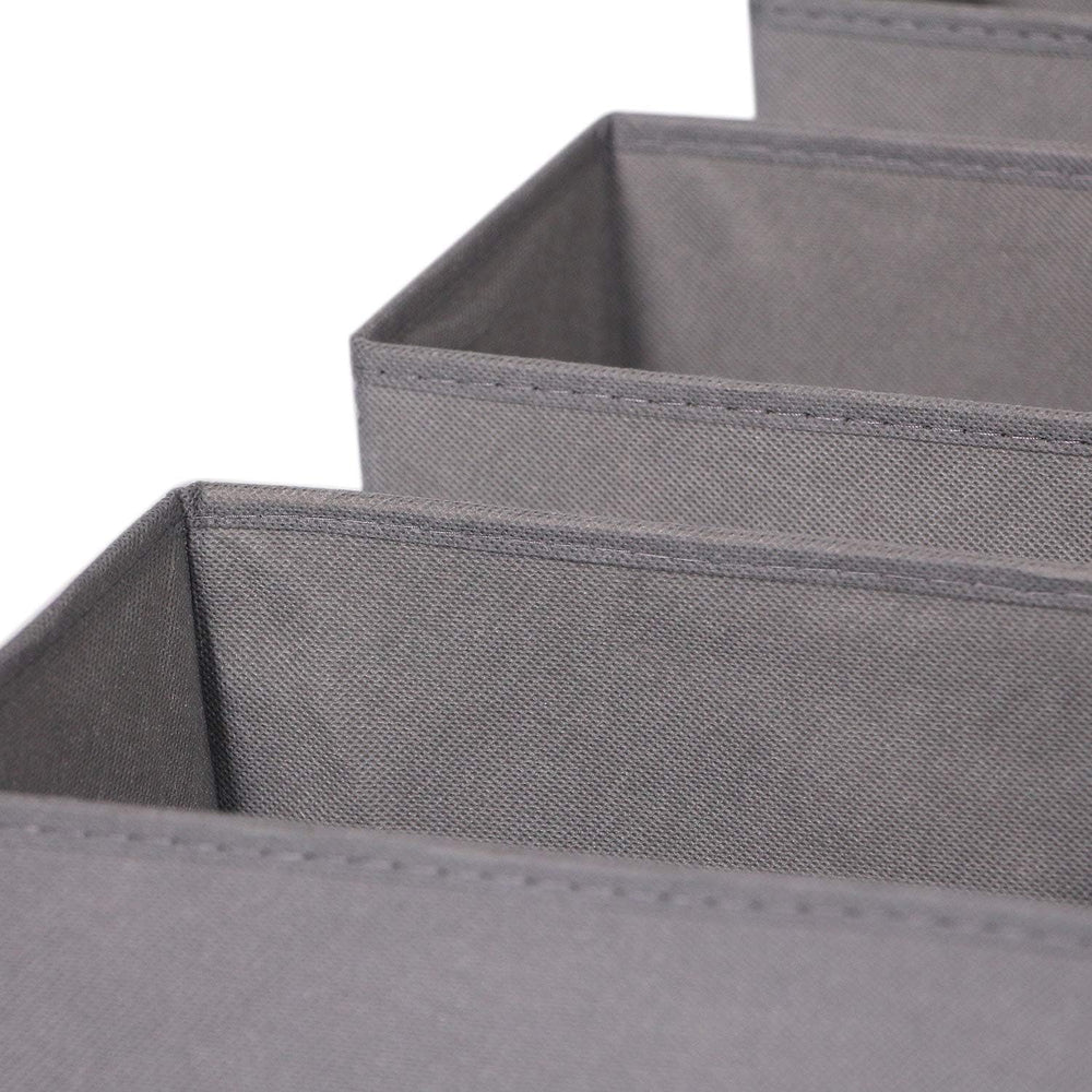 DIOMMELL 9 Pack Foldable Cloth Storage Box Closet Dresser Drawer Organizer Fa...