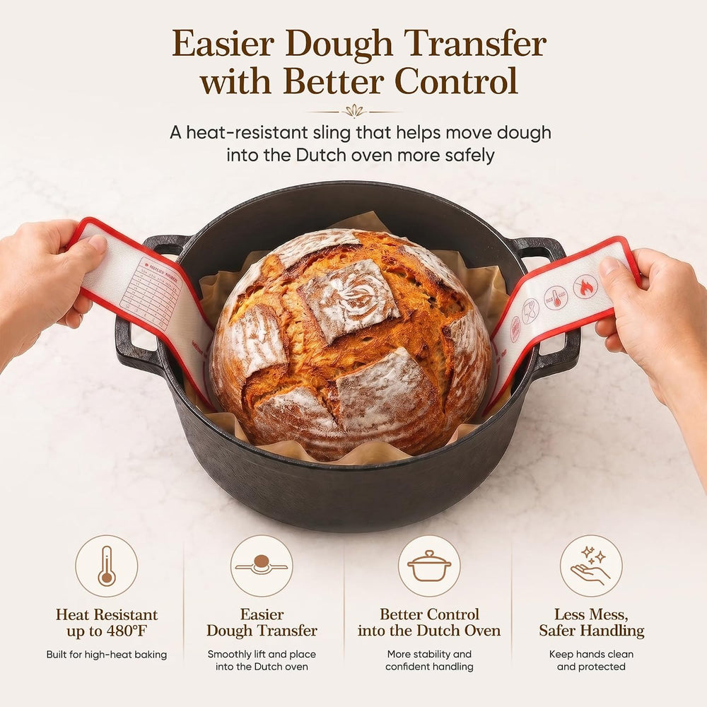 Sourdough Starter Kit, Round & Oval Banneton Bread Proofing Baskets