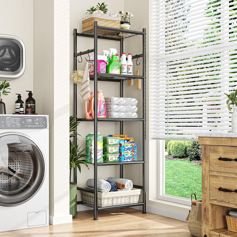 Simple Trending Storage Shelves, 5 Tier Large Capacity Shelf Organizer