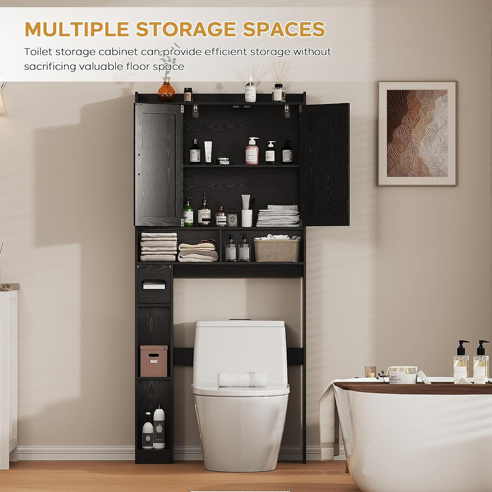 Over the Toilet Storage Cabinet, 31”W Bathroom Organizer