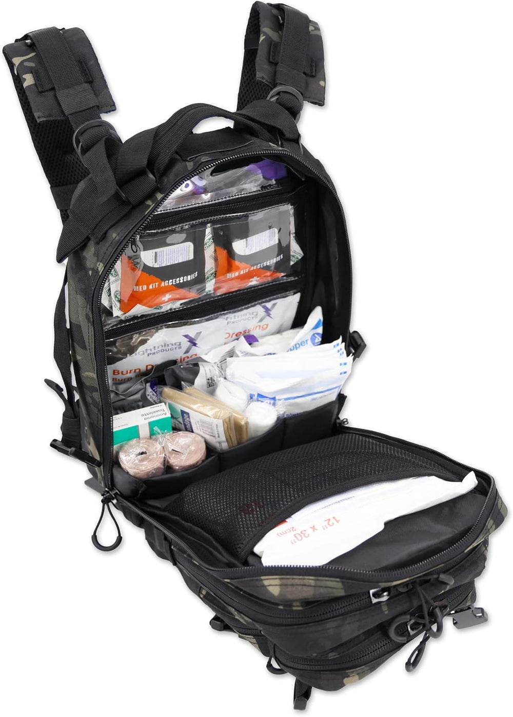 Lightning X Stocked EMS/EMT Trauma & Bleeding First Aid Responder Medical...
