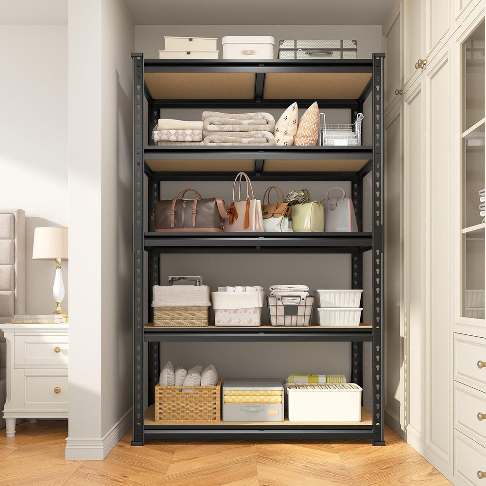 DurayLoly Shelving Unit,15.75" D×31.55" W×63.05" H Shelves for...