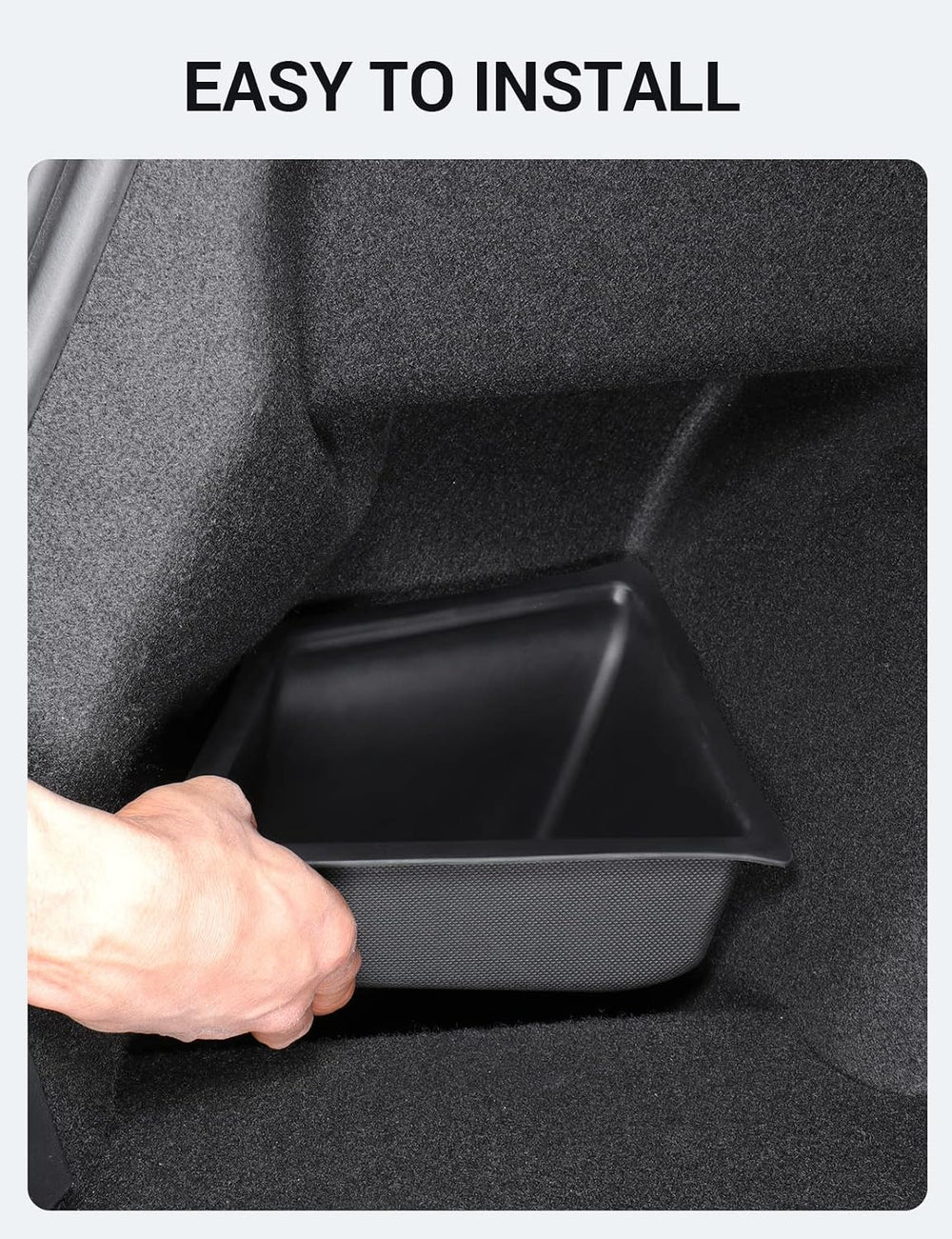BASENOR 2023-2021 Trunk Storage Bin for Tesla Model 3