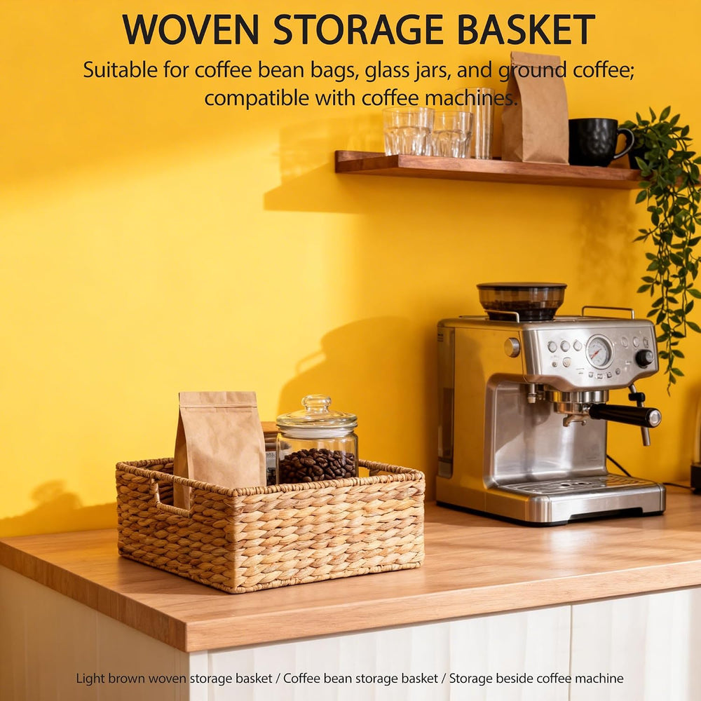 Kingwillow Square Hand Woven Storage Basket