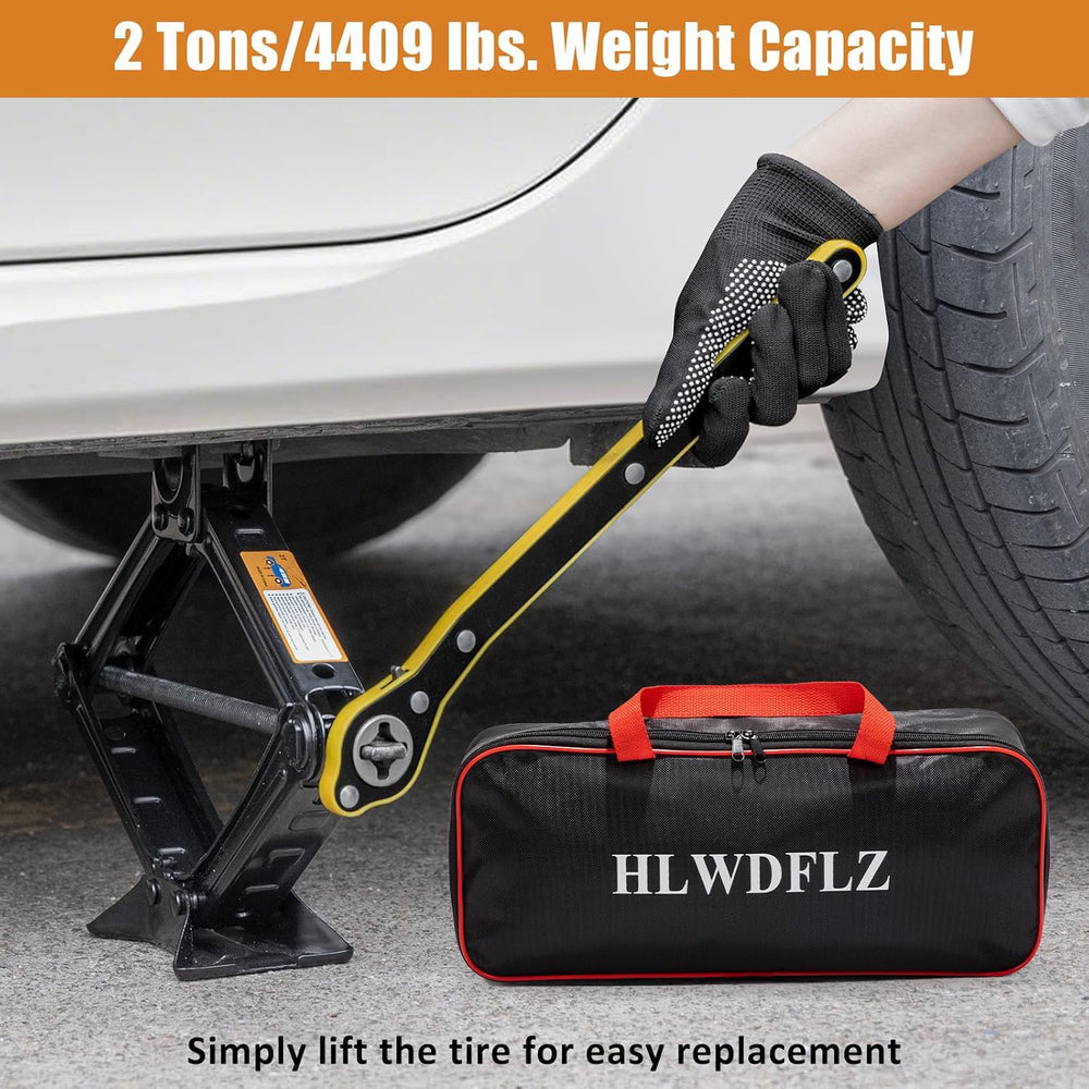 Roadside Emergency Kit with Scissor Jack for Car Safety Kit Emergency Roadsid...