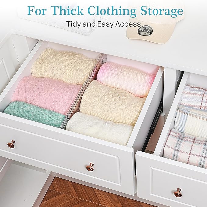 Vtopmart 10 Pack 6" Tall Upgrade Drawer Dividers