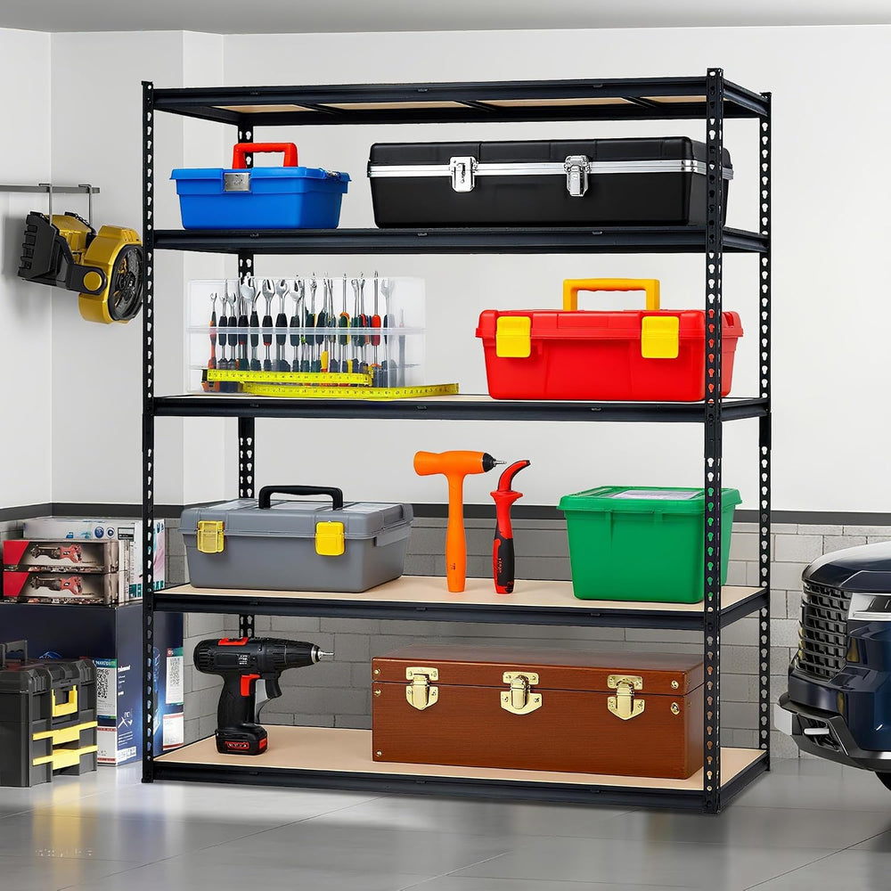 GarveeTech Heavy Duty Garage Shelving Unit, 60 in L x 24 in D x 72 in H