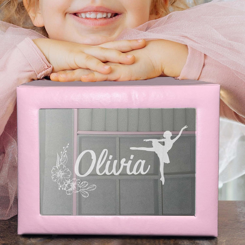 My Personal Memories Personalized Jewelry Box for Girls - Custom Engraved wit...