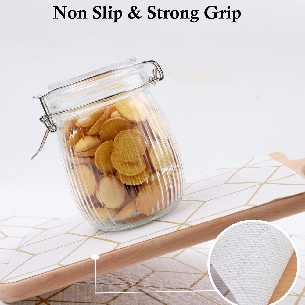 Shelf Liners for Kitchen Cabinets 24 Inch Wide X 20 Ft Non Adhesive Cabinet D...