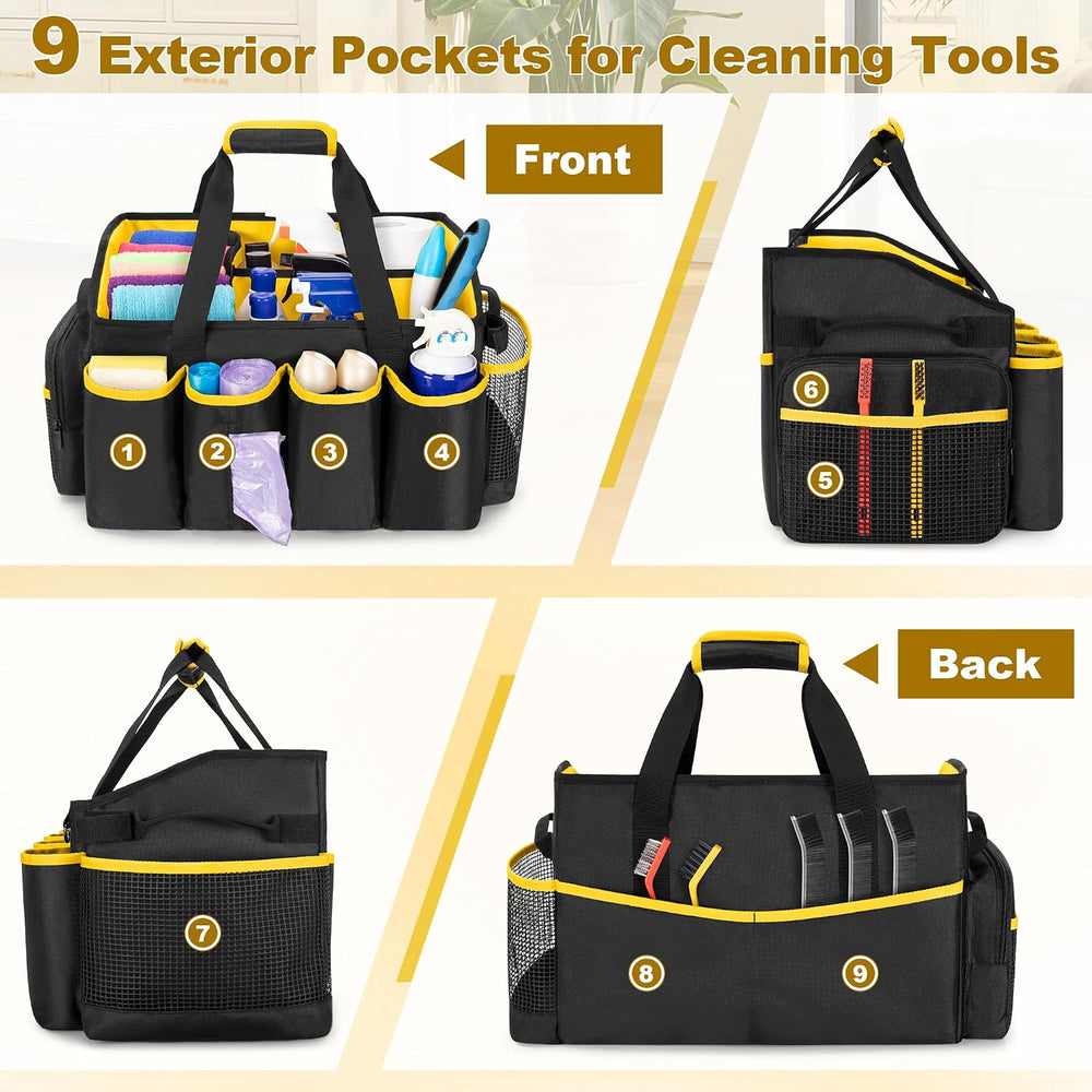 Extra-Large Cleaning Caddy Organizer Bag with Handle