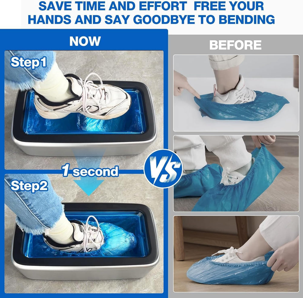 Shoe Cover Dispenser Containing 200pcs Shoe Covers Disposable Non Slip High Q...