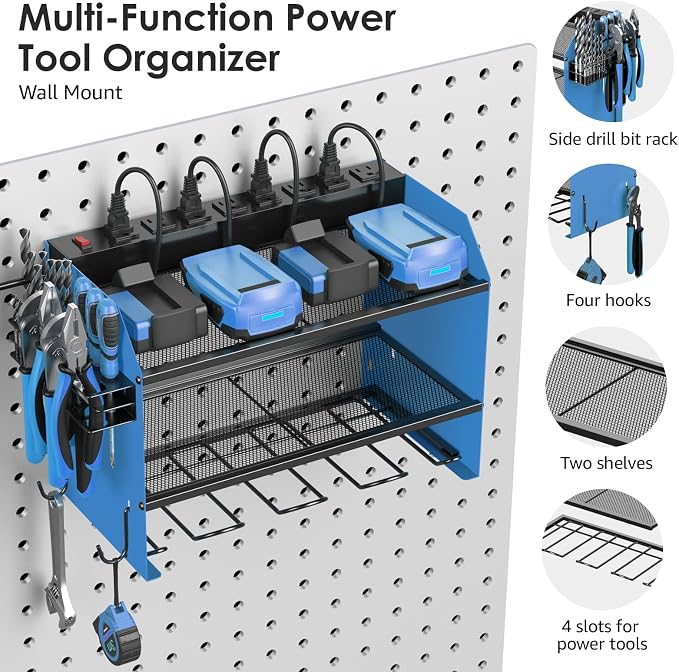 CCCEI Modular Power Tool Organizer Wall Mount