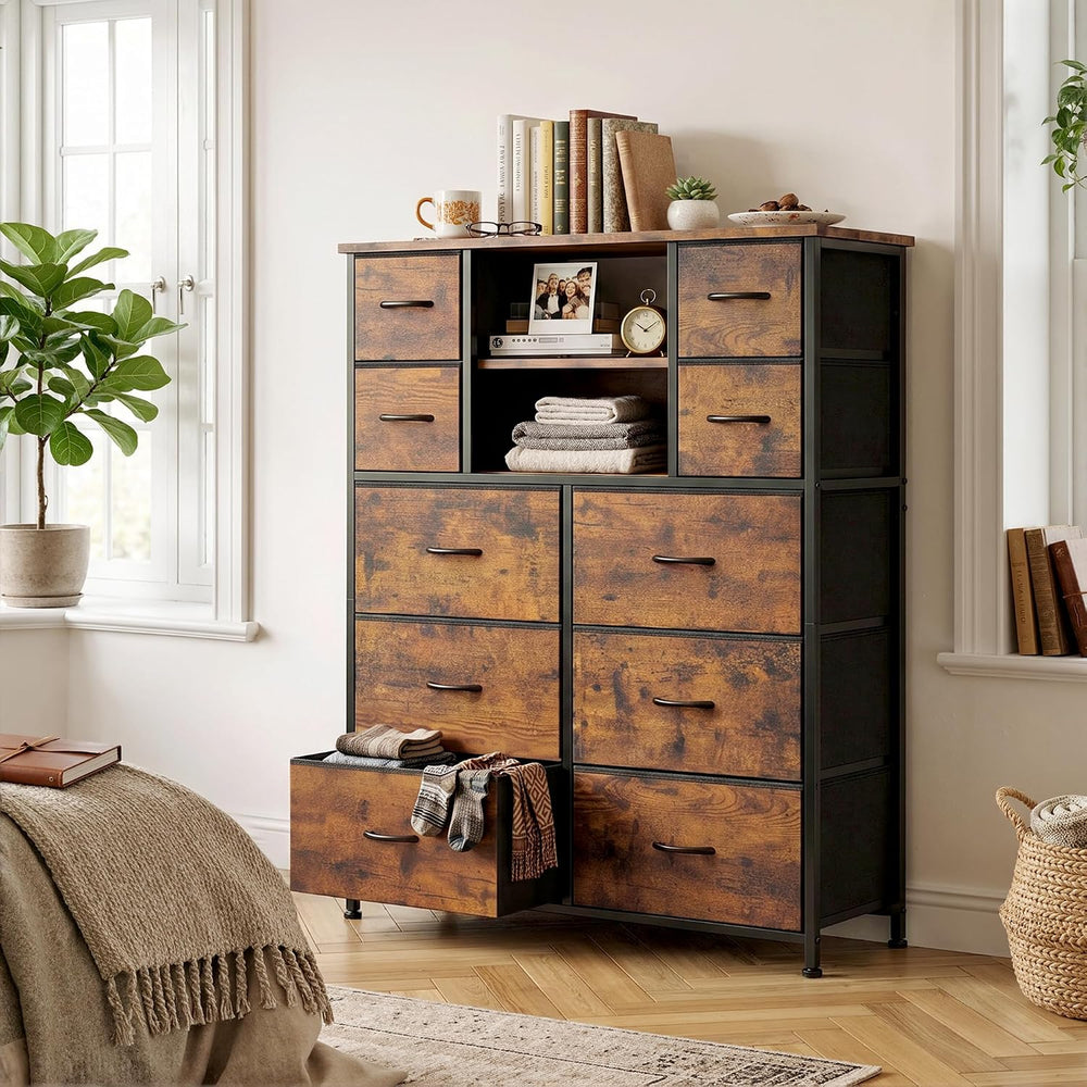 Romorgniz 10-Drawer Dresser for Bedroom, 48"H Organizer Storage for clothes