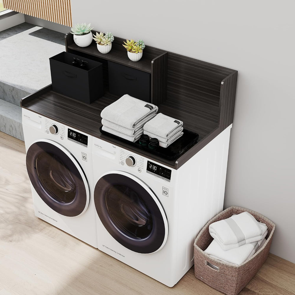 TaoHFE Washer Dryer Countertop,Washer and Dryer Topper for Laundry,Black