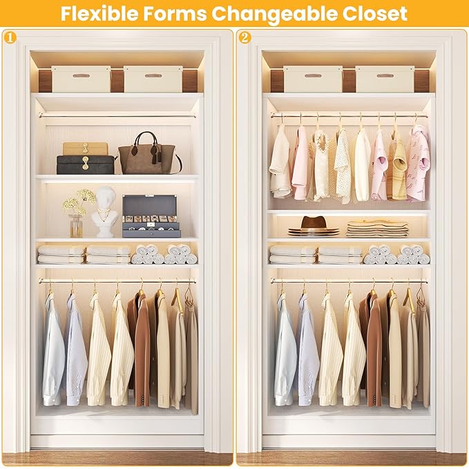 Unikito 3FT Freestanding Closet System