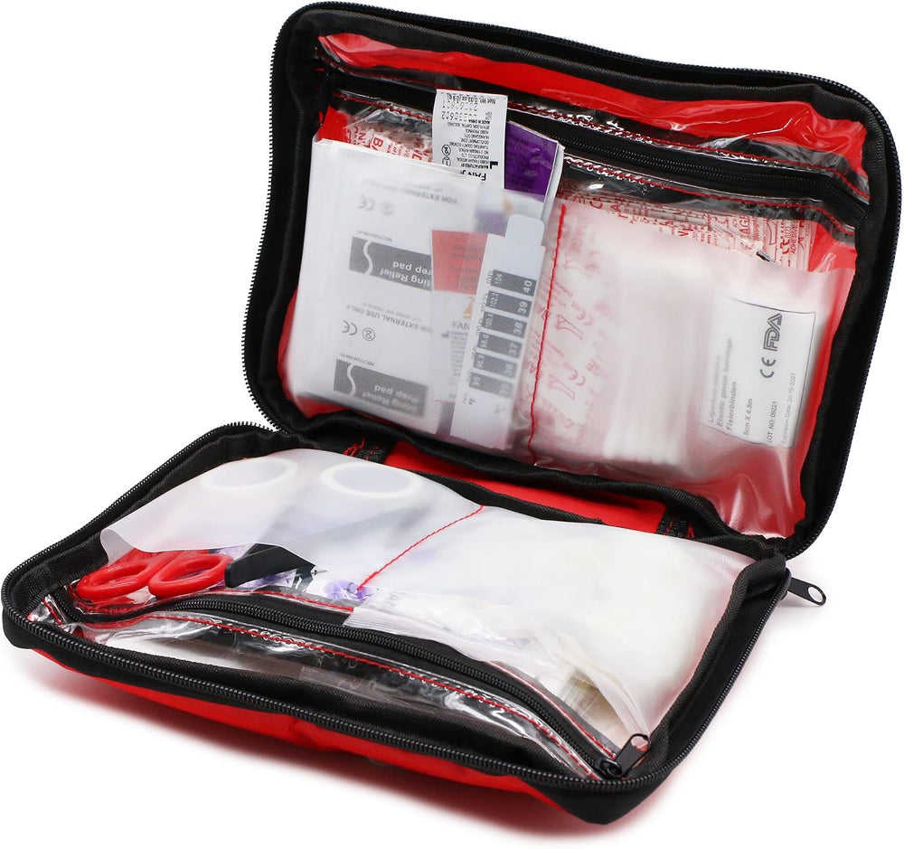 DMI 298-Piece Complete Emergency First Aid Kit, Treats Pain, Swelling, Cuts, ...