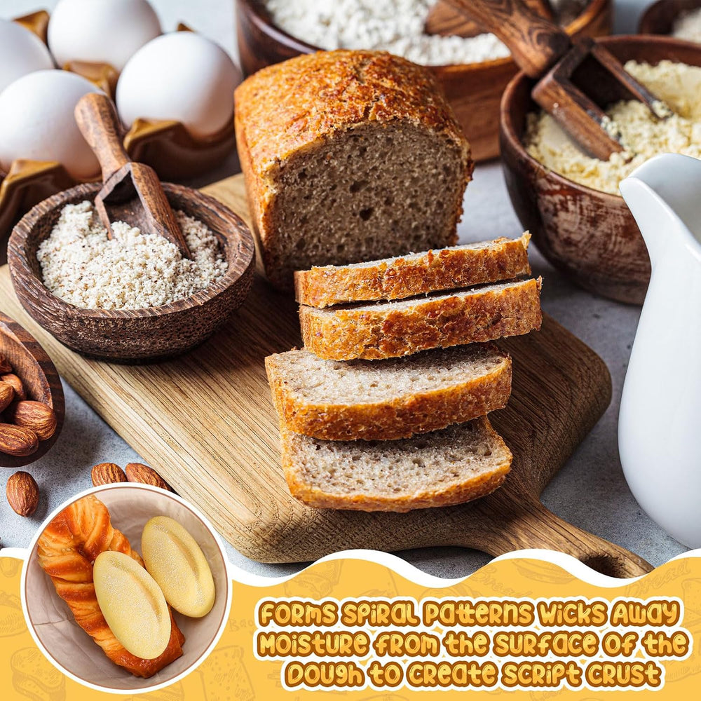 19 Pcs Banneton Bread Proofing Basket Set 12 Pcs 9 Inch Bread Proofing Basket...