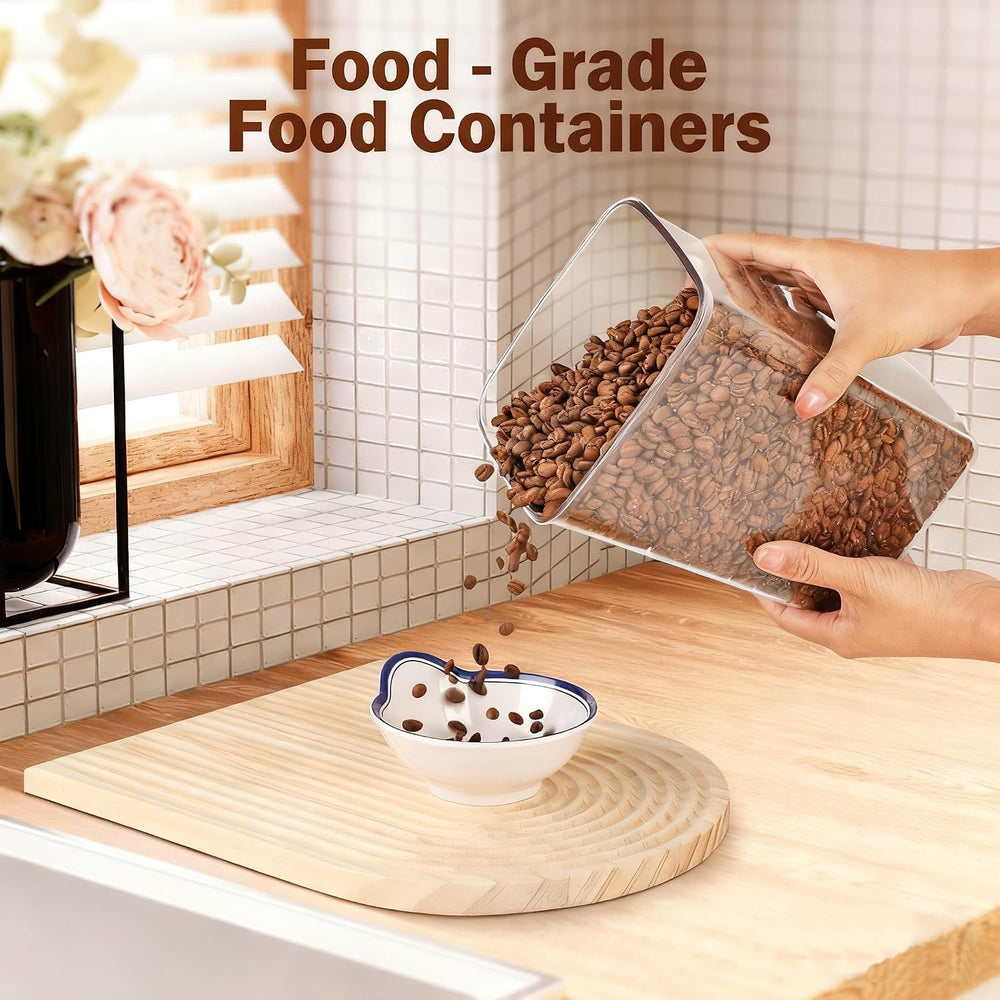 Pop Food Storage Containers Set Large Airtight Food Storage Containers with P...
