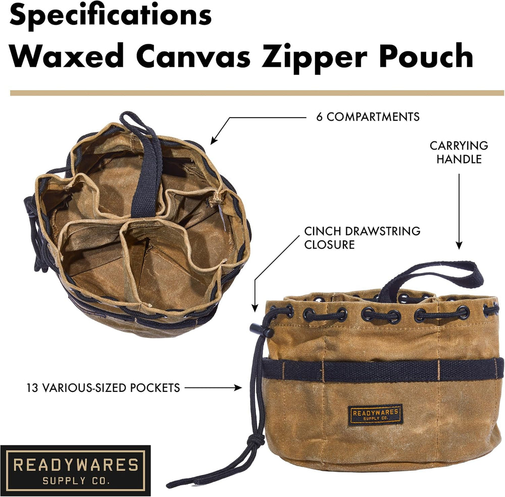 Readywares Parachute Nail Pouch, Parachute Bag for Nails, Screws, and Supplie...