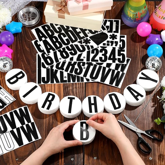 Giant Friendship Bracelet Garland Kit, DIY Birthday Banner with Letters Ball ...