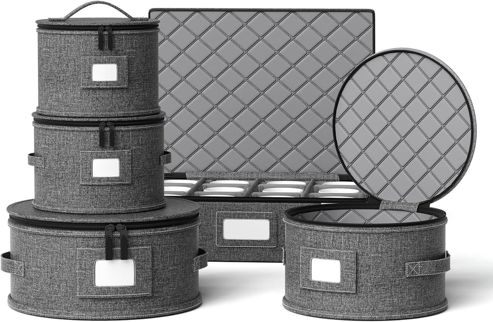 China Storage Containers Hard Shell Box for Moving Dishes, Plate, Wine and Gl...
