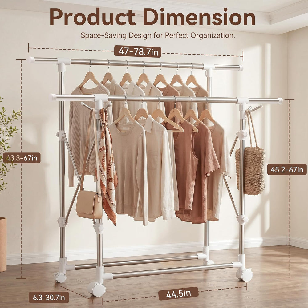 Clothes Drying Rack Foldable,Portable Laundry Collapsible