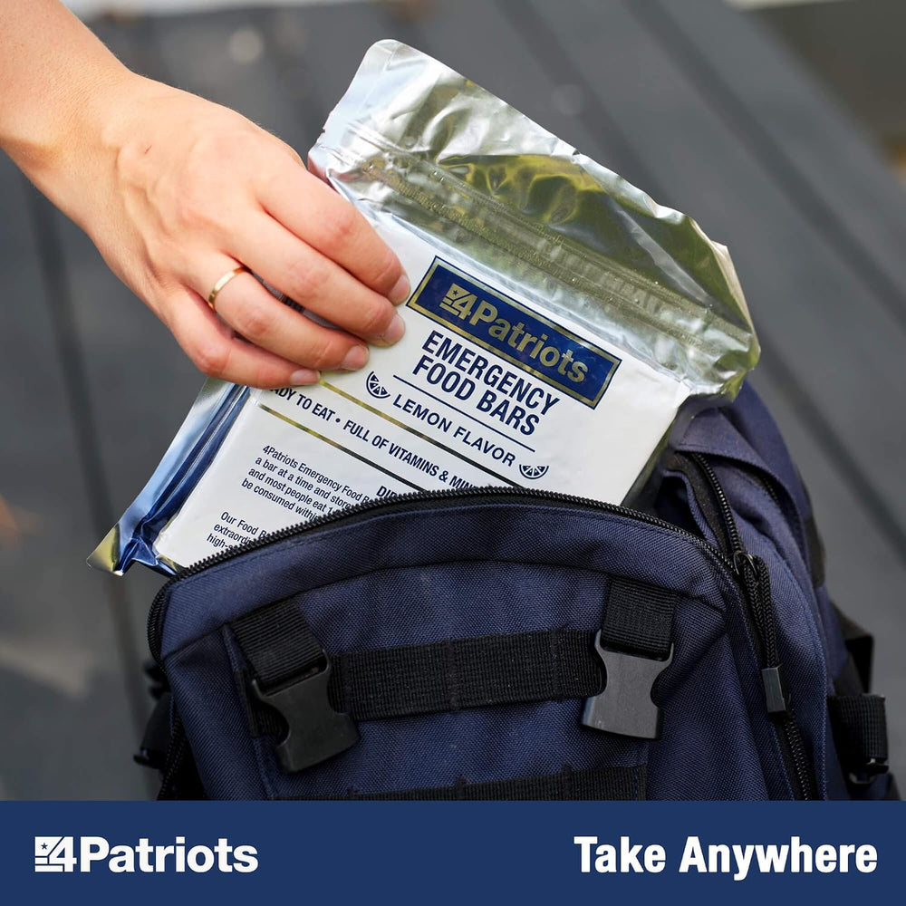 4Patriots Emergency Food Bars: Non-Perishable S.O.S Ration Designed to Last 5...