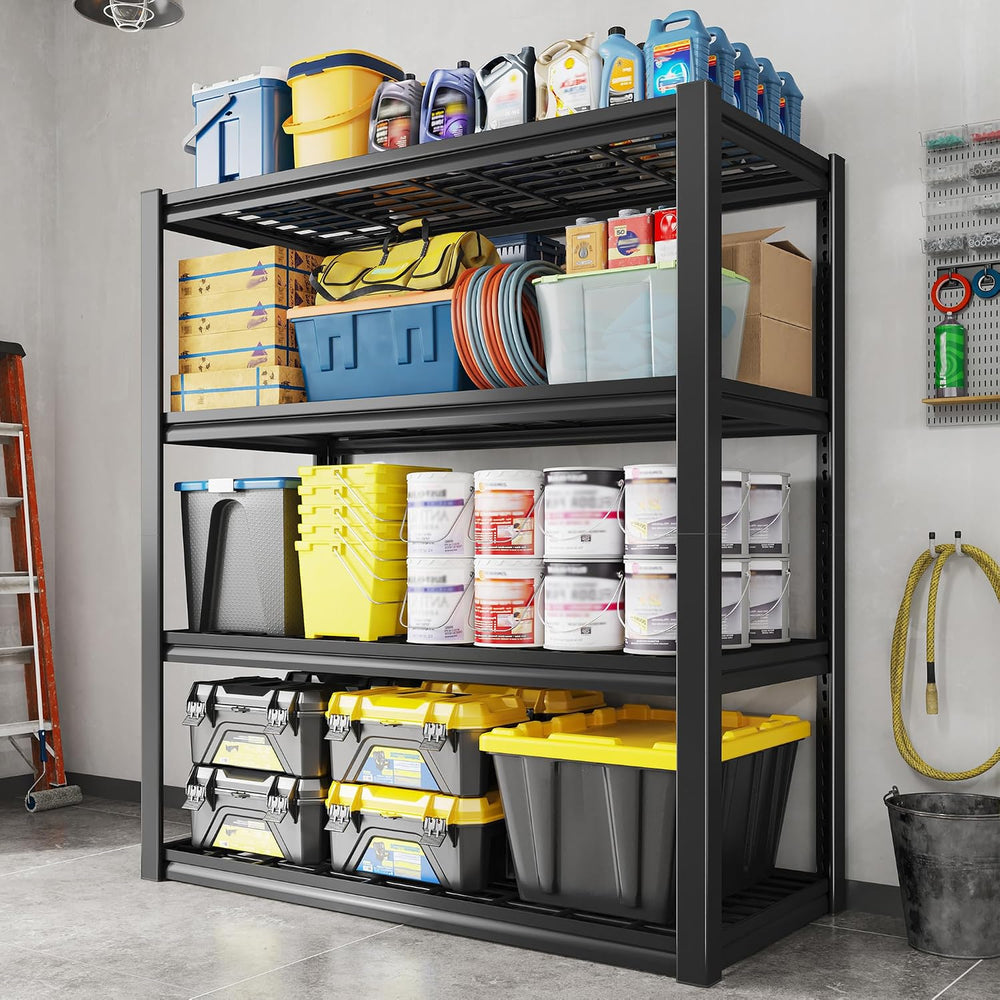 REIBII 40"W Garage Shelving with Double-layer Frame for Homeowners and DIY