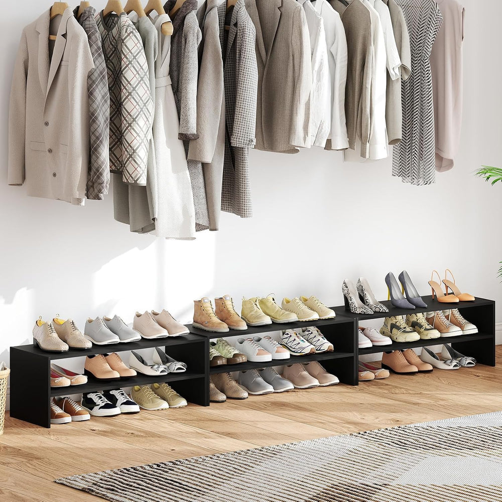 GIANTEX 3-in-1 Vertical Shoe Rack, 6-Tier Free Standing Shoe Storage Organize...