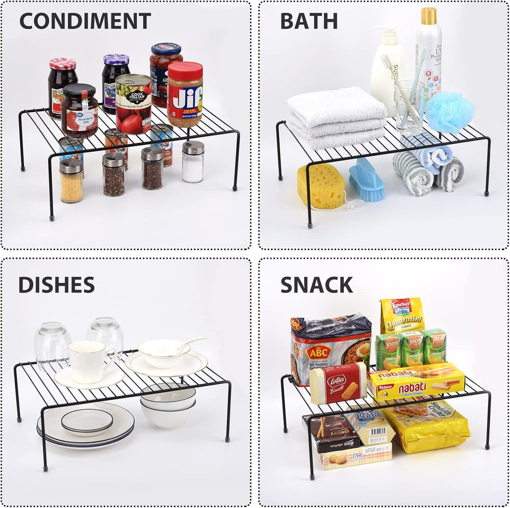 Large (16.1 x 10.2 Inch) Cabinet Storage Shelf Rack, Kitchen Shelves，Kitchen ...