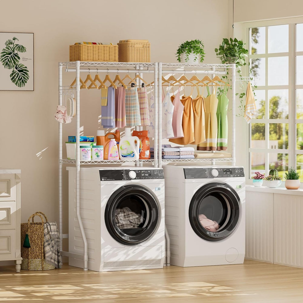 Golpart Laundry Organizer Shelves Over the Washer and Dryer Storage Shelf