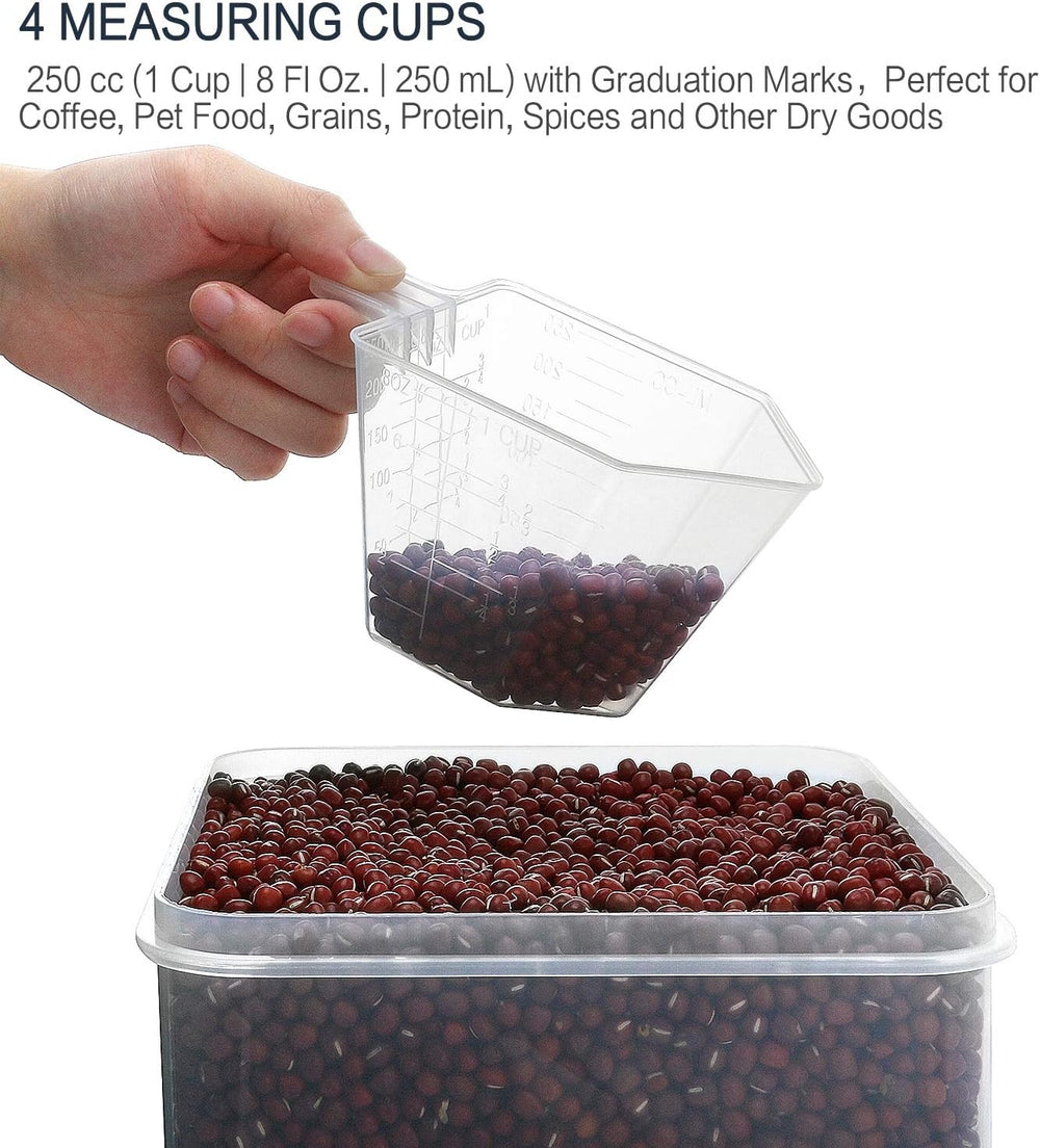 M MCIRCO Extra Large 4 Pack, 6.5L/7qt/220oz Tall Food Storage Containers