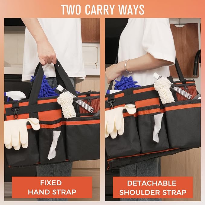 Wearable Cleaning Caddy, Cleaning Caddy Supplies Organizer