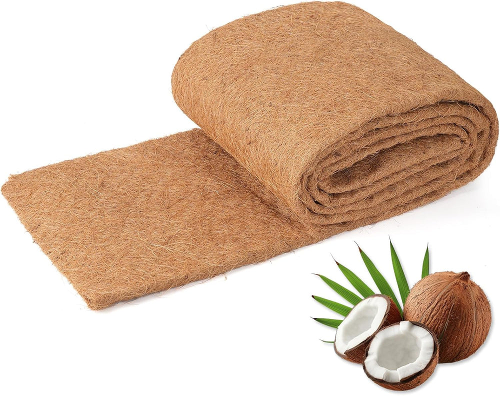 Coco Liner Roll 24x120 Inch, Natural Coconut Liners for Planter Flower Basket...