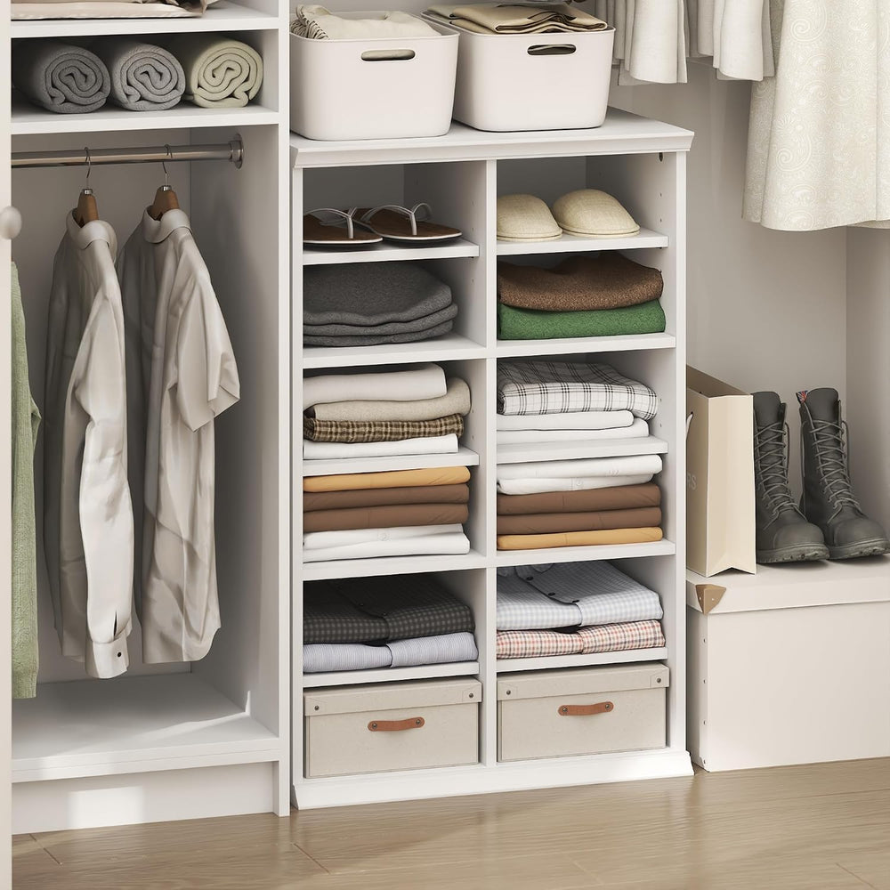 Furinno FANO Closet Organizers and Storage, 12-Cube Closet Organizer with Adj...