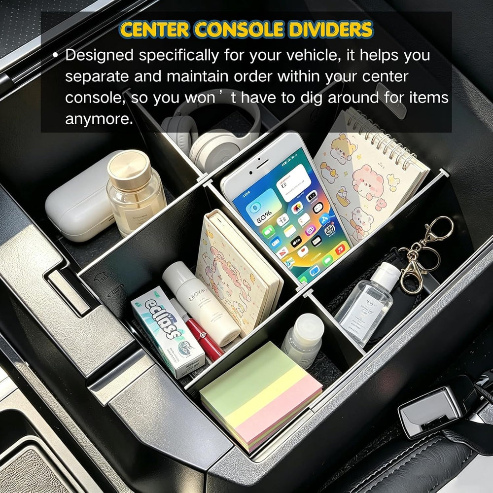 Center Console Organizer for 2023-2026 Ford F250-F550 Super Duty