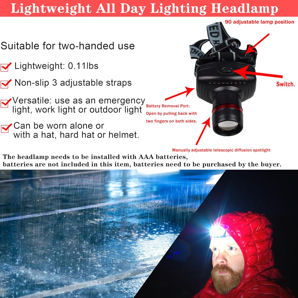 Emergency Car Kit with Jumper Cables Headlamp Car Safety Kits Pale