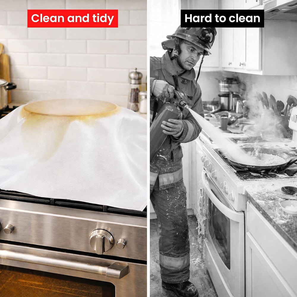 Fire Blanket for Home and Kitchen,40" x 40",4 Pack,Emergency Fire B...