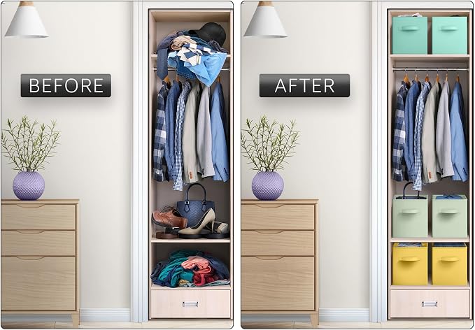 Sorbus Fabric Storage Cubes (6-Pack)
