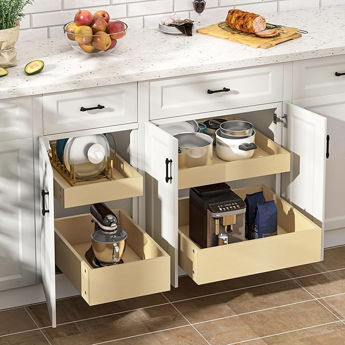 WelFurGeer Soft Close Pull Out Drawers