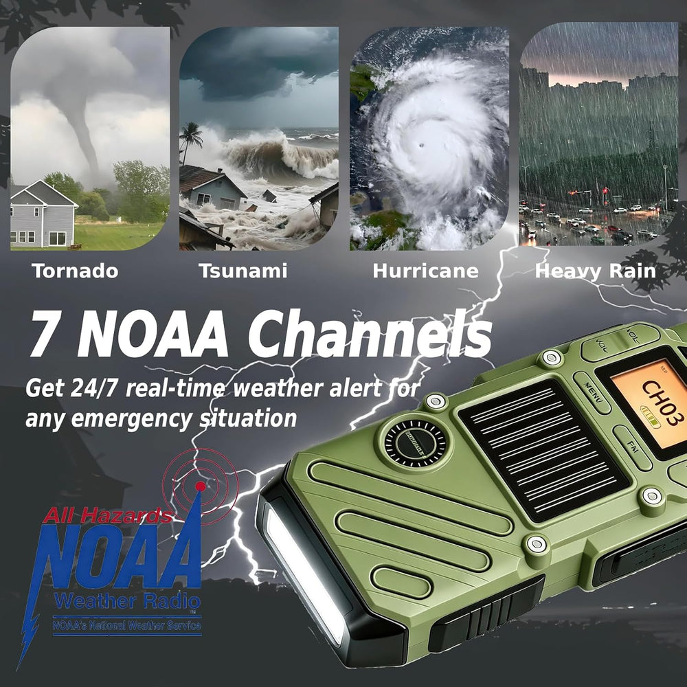 Walkie Talkies Long Range for Adults, Emergency Heavy Duty 2 Way Radio with F...