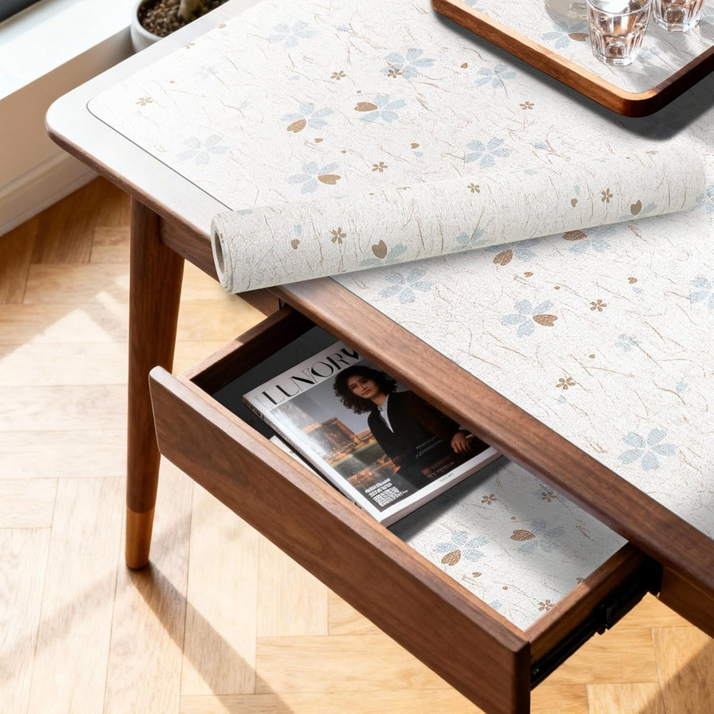 RAY STAR 12X120 Inch Shelf Liner for Kitchen Cabinets, Non-Adhesive Cabinet L...