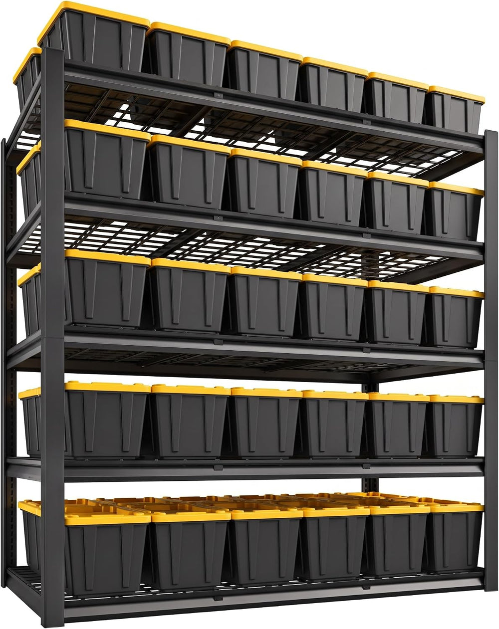 REIBII 60.1"W Heavy Duty Garage Shelving,3050LBS Metal Shelving For Shop