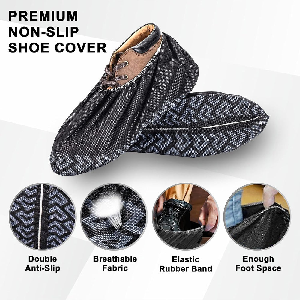 ProtectX Premium Disposable Shoe Covers, Extra Large 1000-pack (500 pairs), S...