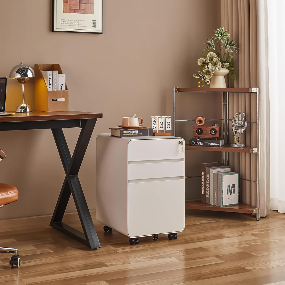 3 Drawer Mobile File Cabinets for Home Office