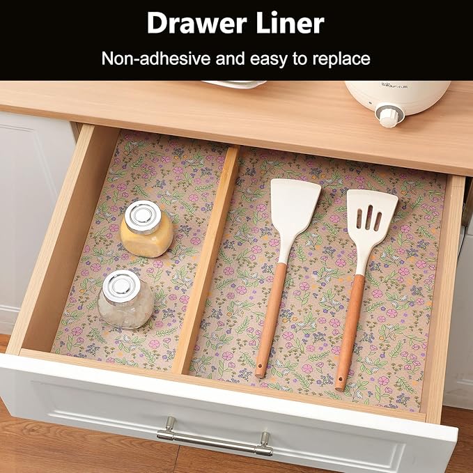 INNOLITES Non-Slip Shelf Liner – Cabinet & Drawer Liner Non-Adhesive –