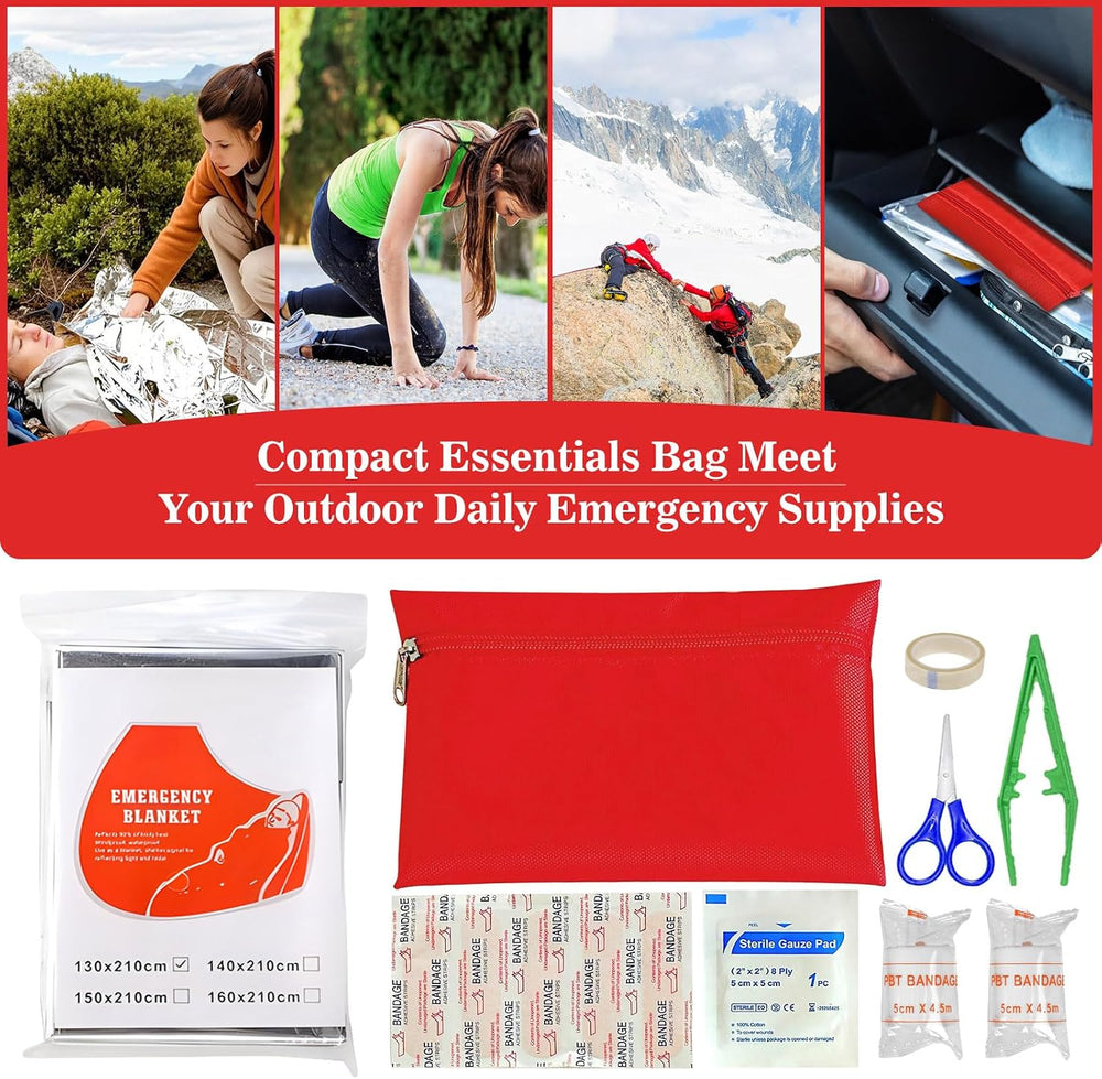 Car Emergency Roadside Kit,Vehicles Truck Road Side Safety Tool Kit with Air ...