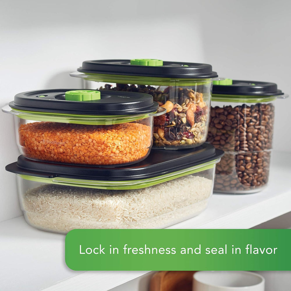 FoodSaver 2116382 Preserve & Marinate Vacuum -Containers,1- 3 cup and 1- ...