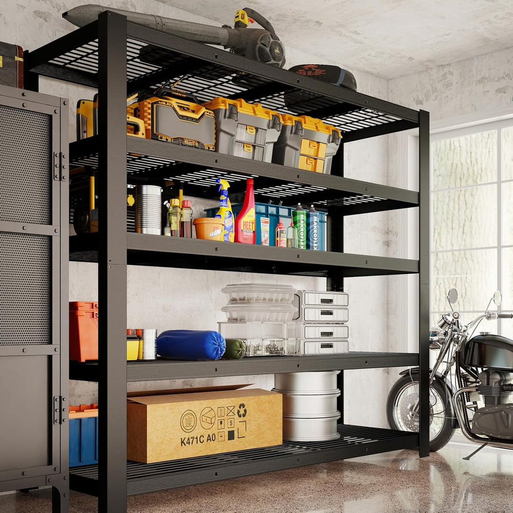 Heavy Duty Garage Shelving,5-Tier Storage Shelves(84" Hx24 Dx55 W),3050L...