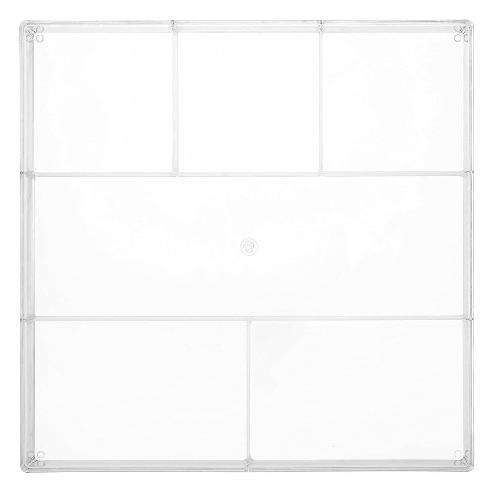 Whitmor Clear 6-Section Drawer Organizer | For Makeup & Accessories | Stu...